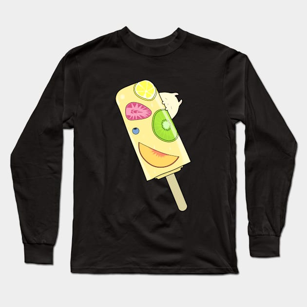 Popsicle Bunny Long Sleeve T-Shirt by CITROPICALL